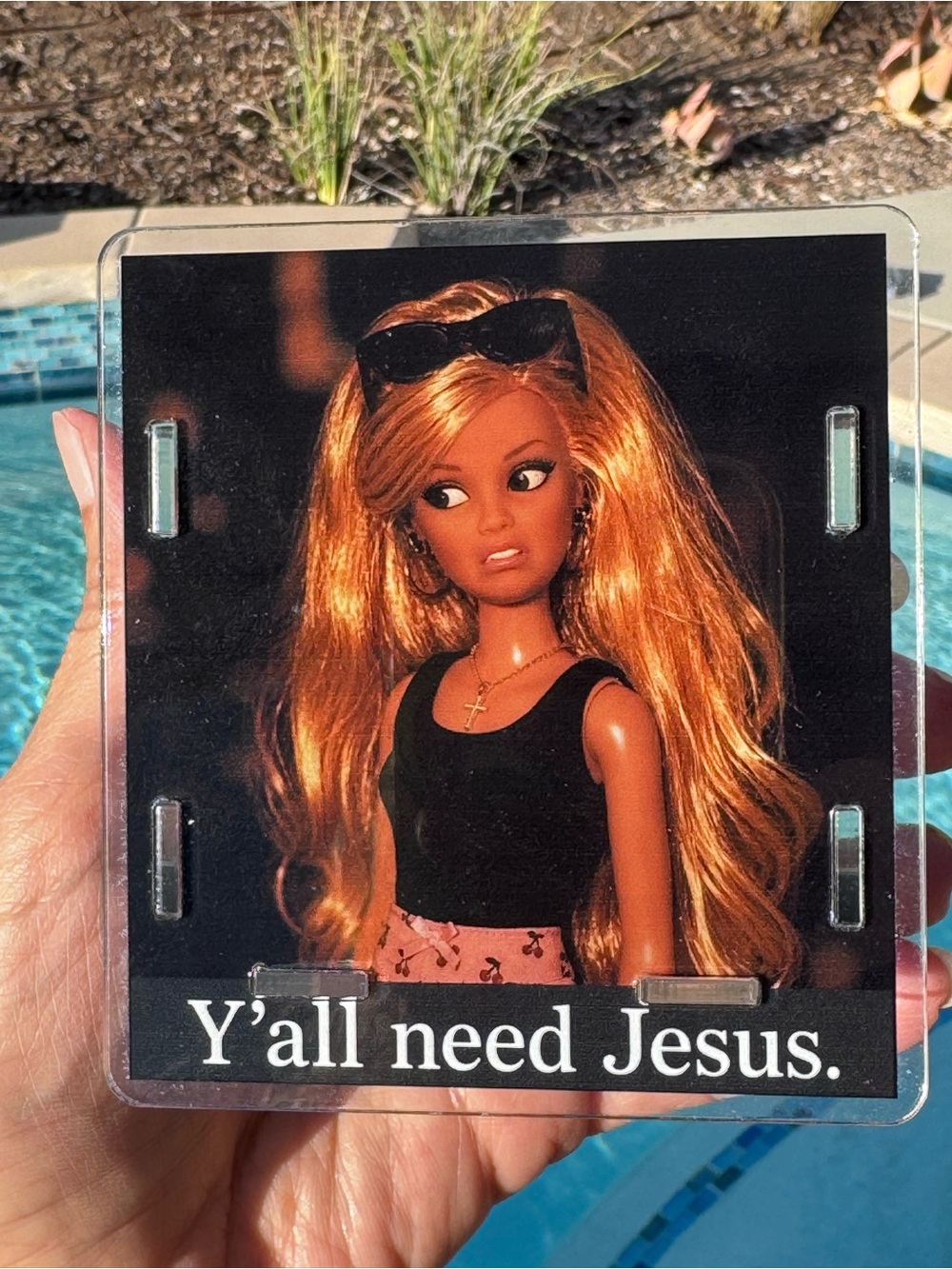 Barbie desk organizer
